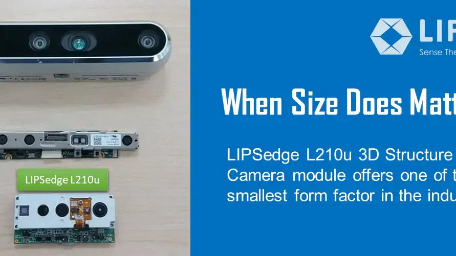 LIPSedge L210u 3D Structured Light Camera Module for Short-range Applications
