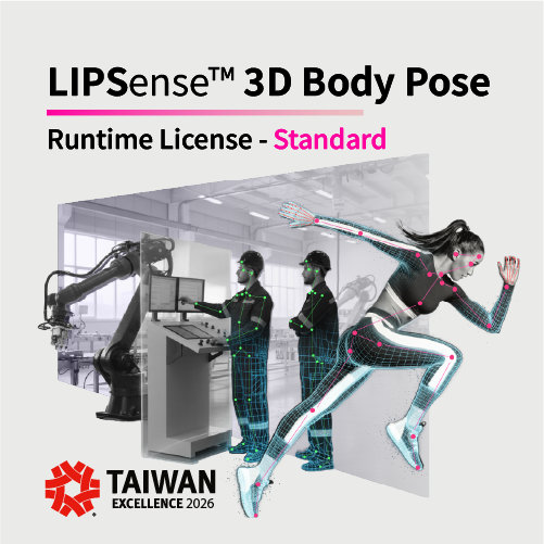 Standard version LIPSense™ 3D Body Pose Runtime License