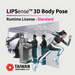 Standard version LIPSense™ 3D Body Pose Runtime License