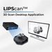 LIPScan 3D Scan Windows 10 Desktop Application for LIPSedge AE400, AE450 Camera