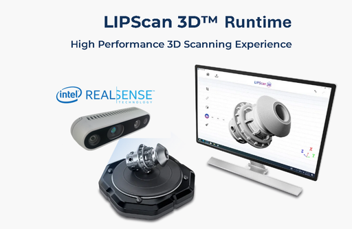 LIPScan 3D Scan SDK Runtime License for Intel RealSense Camera