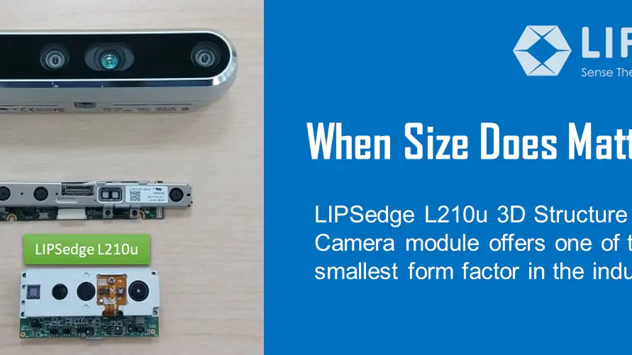 LIPSedge L210u 3D Structured Light Camera Module for Short-range Applications